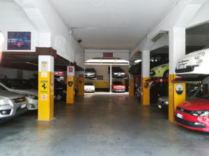 Garage Porta Romana vista interna